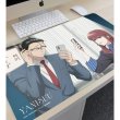 画像3:  【予約商品】  アルマビアンカ　TVアニメ「スーパーの裏でヤニ吸うふたり」 描き下ろし 佐々木&田山 if ふたりが同じ職場だったらver. マルチデスクマット 【26年12月中旬発売】 (3)