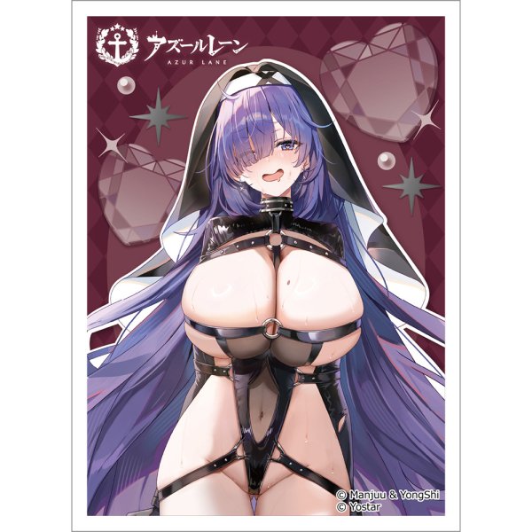 画像1:  【予約商品】  カーテン魂　[アズールレーン]描き下ろしスリーブ（モガドール／サキュバスシスター）（65枚入り） 【27年1月下旬発売】 (1)