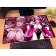 画像2:  【予約商品】  カーテン魂　[アズールレーン]描き下ろしラバーマット（メークレンブルク／サキュバスシスター） 【27年1月下旬発売】 (2)