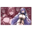 画像1:  【予約商品】  カーテン魂　[アズールレーン]描き下ろしラバーマット（モガドール／サキュバスシスター） 【27年1月下旬発売】 (1)