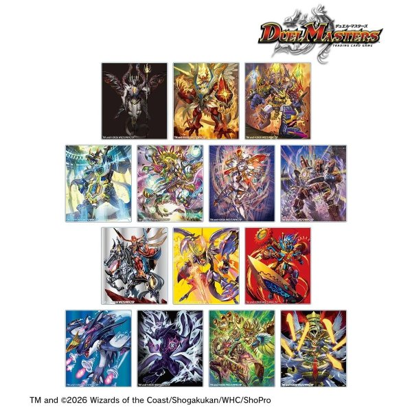 画像2:  【予約商品】  アルマビアンカ　デュエル・マスターズ　トレーディングアクリルカード ver.B BOX（14パック入り） 【27年1月下旬発売】 (2)