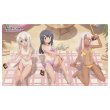 画像1:  【予約商品】  カーテン魂　[劇場版「Fate/kaleid liner プリズマ☆イリヤ Licht 名前の無い少女」]描き下ろしラバーマット（イリヤ＆美遊＆クロエ／日焼け） 【27年1月下旬発売】    (1)