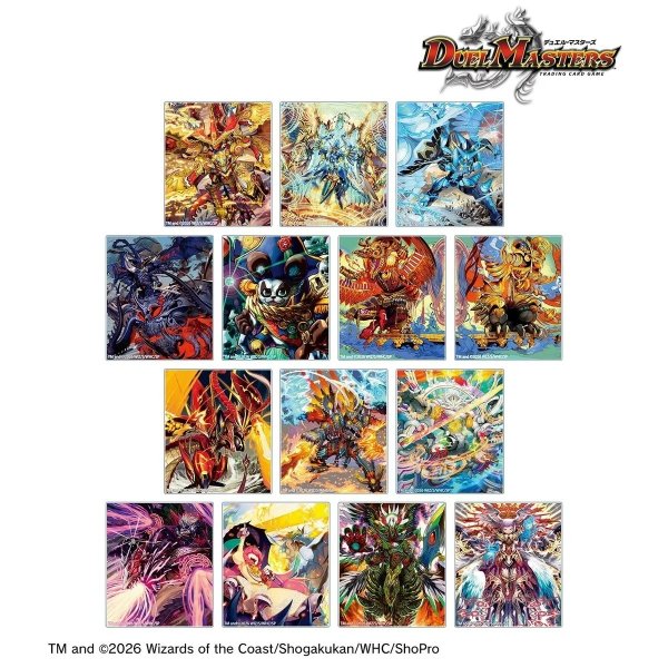 画像2:  【予約商品】  アルマビアンカ　デュエル・マスターズ　トレーディングアクリルカード ver.A BOX（14パック入り） 【27年1月下旬発売】 (2)