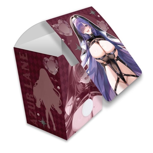画像1:  【予約商品】  カーテン魂　[アズールレーン]描き下ろしデッキケース（モガドール／サキュバスシスター） 【27年1月下旬発売】 (1)