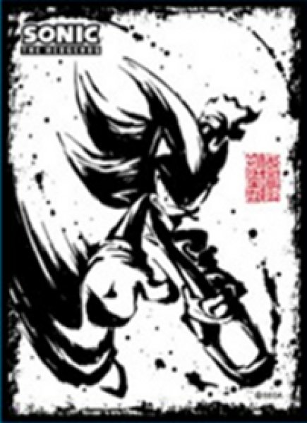 画像1:  【予約商品】  ソニック・ザ・ヘッジホッグ　『墨絵 超音速針鼠』シャドウ(EN-1687）（65枚入り） 【26年12月25日発売】    (1)