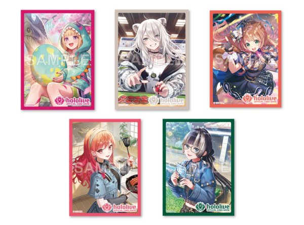 画像2:  【予約商品】  hololive OFFICIAL CARD GAME オフィシャルホロカスリーブ Vol.58 『獅白ぼたん』（55枚入り） 【26年12月18日発売】    (2)