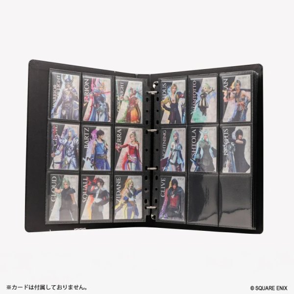 画像4:  【予約商品】  ファイナルファンタジー 9ポケットカードバインダー 「40周年アニバーサリー」コレクション 【27年1月発売】    (4)