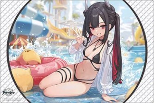 画像1:  【予約商品】  ブシロード ラバーマットコレクション V2 Vol.2201　アズールレーン『初月』葉月の恋模様ver. 【26年12月25日発売（ご注文集中のため、遅れる可能性がございます）】 (1)