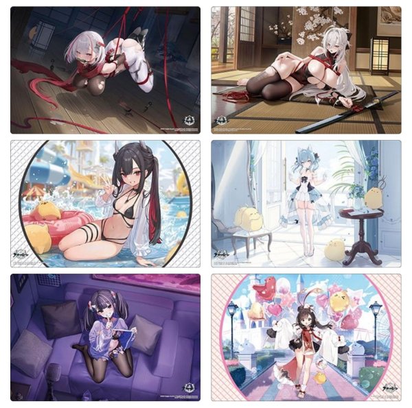 画像2:  【予約商品】  ブシロード ラバーマットコレクション V2 Vol.2201　アズールレーン『初月』葉月の恋模様ver. 【26年12月25日発売（ご注文集中のため、遅れる可能性がございます）】 (2)