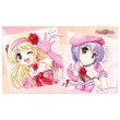 画像1:  【予約商品】  カーテン魂　[大図書館の羊飼い]ラバーマット（御園千莉&鈴木佳奈/ドレス） 【27年1月下旬発売】    (1)