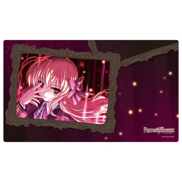 画像1:  【予約商品】  カーテン魂　[FORTUNE ARTERIAL]ラバーマット（千堂瑛里華） 【27年1月下旬発売】    (1)