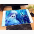画像2:  【再販予約商品】  カーテン魂　[夜明け前より瑠璃色な]ラバーマット（フィーナ・ファム・アーシュライト/水族館） 【27年1月下旬再販】    (2)