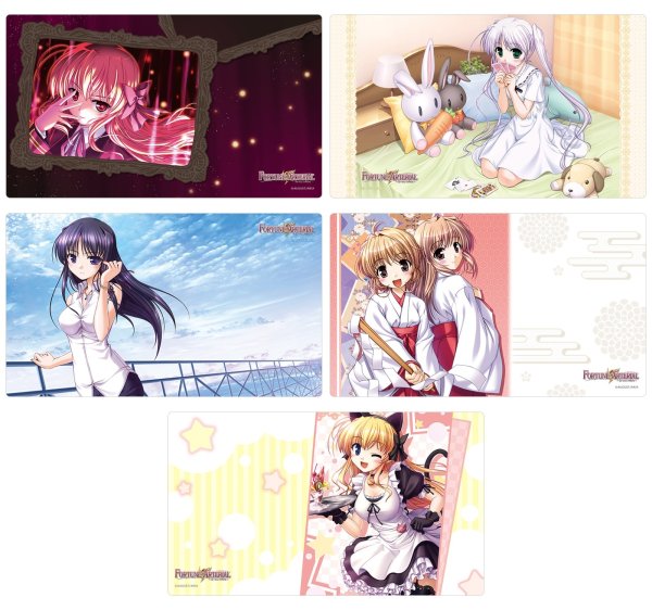 画像3:  【予約商品】  カーテン魂　[FORTUNE ARTERIAL]ラバーマット（東儀白/トランプ） 【27年1月下旬発売】    (3)