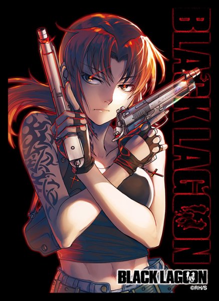 画像1:  【予約商品】  ブロッコリーキャラクタースリーブ　BLACK LAGOON「レヴィ」Ver.2 リバイバル（65枚入り） 【26年12月24日発売】    (1)