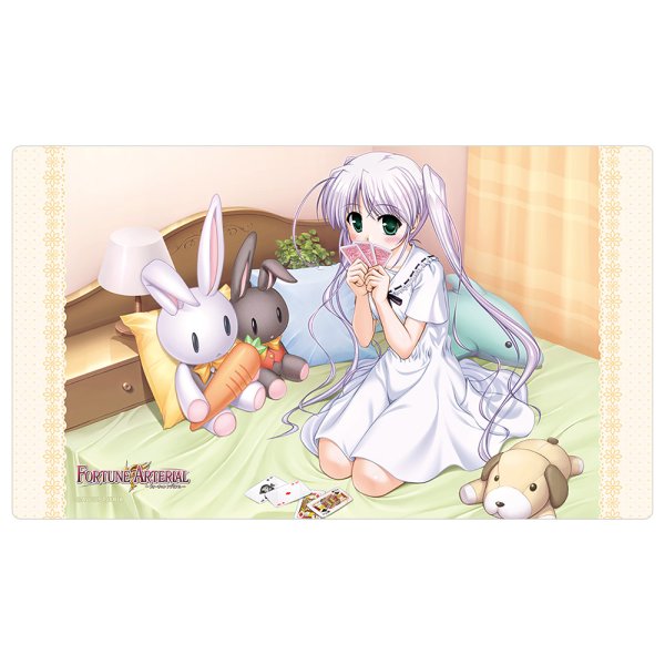 画像1:  【予約商品】  カーテン魂　[FORTUNE ARTERIAL]ラバーマット（東儀白/トランプ） 【27年1月下旬発売】    (1)