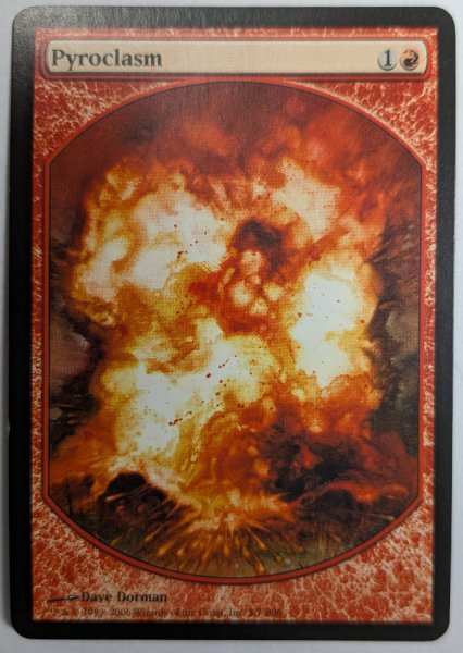 画像1:  ※傷あり SALE品※ 【MTG/PR】《紅蓮地獄/Pyroclasm》(#5026) (1)