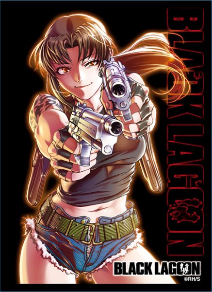 画像1:  【予約商品】  ブロッコリーキャラクタースリーブ　BLACK LAGOON「レヴィ」リバイバル（65枚入り） 【26年12月24日発売】    (1)