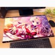 画像2:  【再販予約商品】  カーテン魂　[千の刃濤、桃花染の皇姫]ラバーマット（宮国朱璃／誓約） 【27年1月下旬再販】    (2)