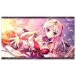 画像1:  【再販予約商品】  カーテン魂　[千の刃濤、桃花染の皇姫]ラバーマット（宮国朱璃／誓約） 【27年1月下旬再販】    (1)