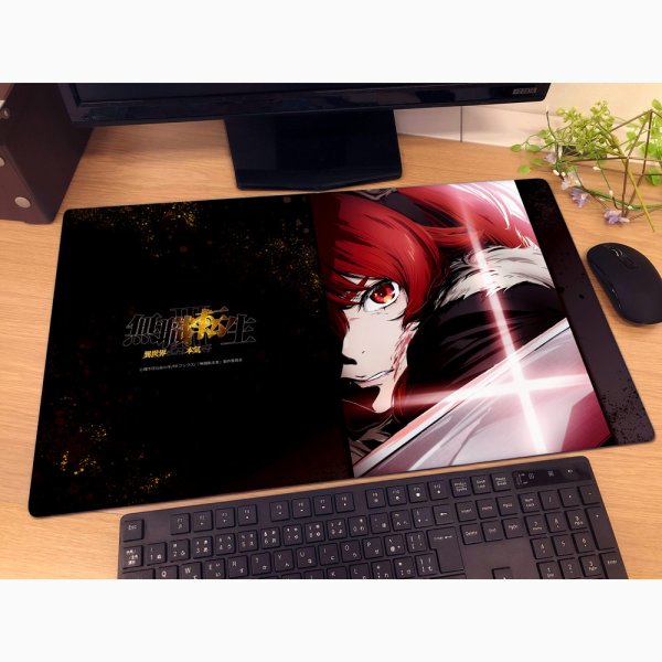 画像2:  【予約商品】  カーテン魂　[無職転生III 〜異世界行ったら本気だす〜]ラバーマット（エリス／ティザービジュアル） 【27年2月上旬発売】 (2)