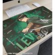 画像3:  【予約商品】  アルマビアンカ　TVアニメ『進撃の巨人』 描き下ろし リヴァイ 戦う背中ver. 第2弾 マルチデスクマット 【27年1月下旬発売】    (3)