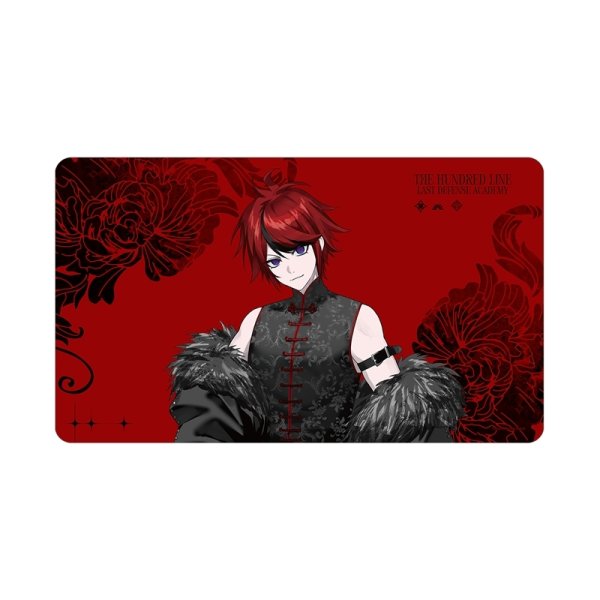 画像1:  【予約商品】  アルマビアンカ　HUNDRED LINE -最終防衛学園- REOさんイラスト 澄野拓海 チャイナパンクver. マルチデスクマット POP UP SHOP in マルイ 【27年1月中旬発売】    (1)