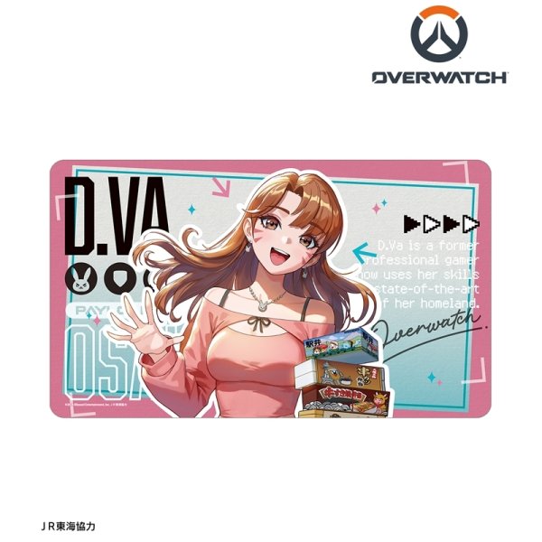 画像2:  【予約商品】  アルマビアンカ　オーバーウォッチ 描き下ろし D.Va 旅行ver. マルチデスクマット 【27年2月上旬発売】    (2)