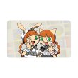 画像1:  【予約商品】  アルマビアンカ　pop'n music High☆Cheers!! ミミ＆ニャミ マルチデスクマット 【27年1月下旬発売】    (1)