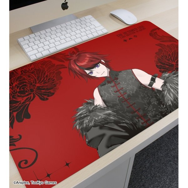 画像3:  【予約商品】  アルマビアンカ　HUNDRED LINE -最終防衛学園- REOさんイラスト 澄野拓海 チャイナパンクver. マルチデスクマット POP UP SHOP in マルイ 【27年1月中旬発売】    (3)