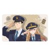 画像1:  【予約商品】  アルマビアンカ　TVアニメ「その着せ替え人形は恋をする」Season 2 描き下ろし 喜多川 海夢&五条 新菜 駅員ver. マルチデスクマット 【27年1月中旬発売】    (1)