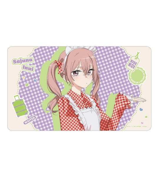 画像1:  【予約商品】  アルマビアンカ　TVアニメ「その着せ替え人形は恋をする」Season 2 描き下ろし 乾 紗寿叶 ウェイター風ver. マルチデスクマット 【27年1月中旬発売】    (1)