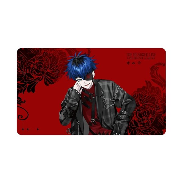画像1:  【予約商品】  アルマビアンカ　HUNDRED LINE -最終防衛学園- REOさんイラスト 面影歪 チャイナパンクver. マルチデスクマット POP UP SHOP in マルイ 【27年1月中旬発売】    (1)