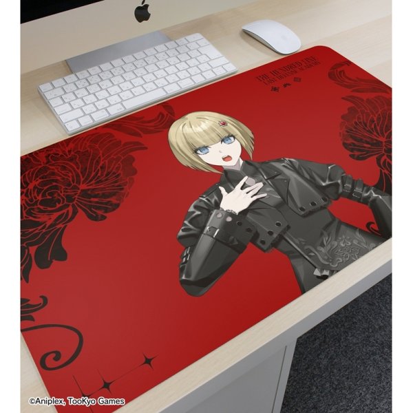 画像3:  【予約商品】  アルマビアンカ　HUNDRED LINE -最終防衛学園- REOさんイラスト 大鈴木くらら チャイナパンクver. マルチデスクマット POP UP SHOP in マルイ 【27年1月中旬発売】    (3)
