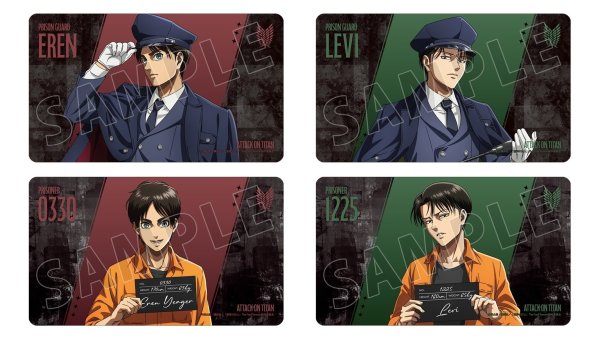 画像4:  【予約商品】  アルマビアンカ　TVアニメ『進撃の巨人』 描き下ろし エレン 囚人ver. マルチデスクマット 【27年1月下旬発売】 (4)