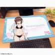 画像2:  【再販予約商品】  カーテン魂　[ガールズ＆パンツァー 最終章]描き下ろしラバーマット（西住まほ／リゾート水着） 【27年2月中旬再販】    (2)