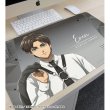 画像3:  【予約商品】  アルマビアンカ　TVアニメ『進撃の巨人』 描き下ろし エレン ハーネススタイルver. マルチデスクマット 【27年2月上旬発売】 (3)