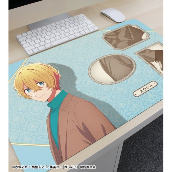 画像3:  【予約商品】  アルマビアンカ　【推しの子】 描き下ろし アクア 歩みver. マルチデスクマット 【27年1月下旬発売】 (3)
