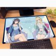 画像2:  【再販予約商品】  カーテン魂　[青春ブタ野郎はランドセルガールの夢を見ない]描き下ろしラバーマット（桜島麻衣＆豊浜のどか／ルームウェア） 【27年2月中旬再販】    (2)