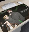 画像3:  【予約商品】  アルマビアンカ　TVアニメ「拷問バイトくんの日常」 描き下ろし ミケ&ヒュー タクティカルファッションver. マルチデスクマット 【27年2月上旬発売】 (3)