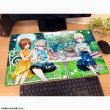 画像2:  【再販予約商品】  カーテン魂　[ガールズ＆パンツァー 最終章]描き下ろしラバーマット（お茶会） 【27年2月中旬再販】    (2)