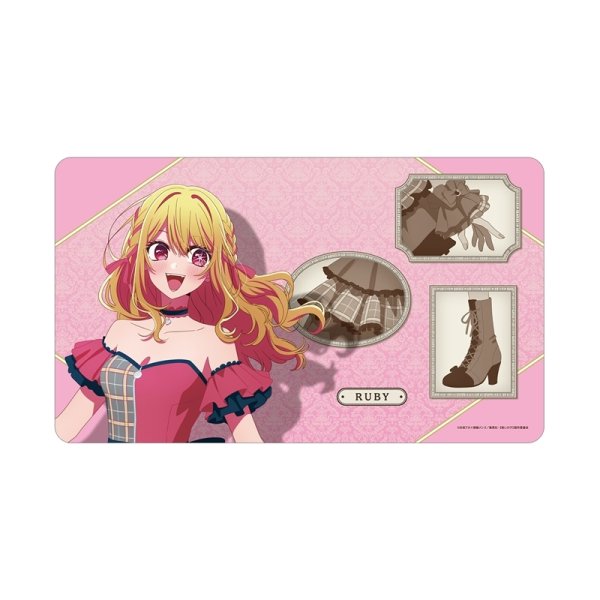 画像1:  【予約商品】  アルマビアンカ　【推しの子】 描き下ろし ルビー 歩みver. マルチデスクマット 【27年1月下旬発売】 (1)
