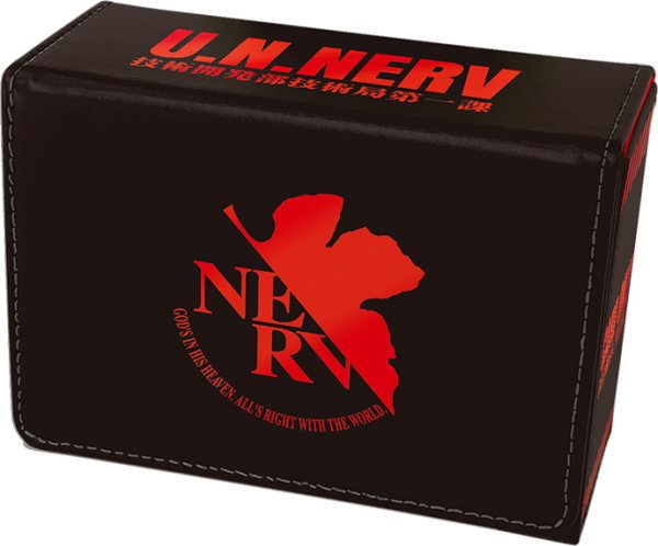 画像1:  【予約商品】  合皮製デッキケースＷ  ヱヴァンゲリヲン新劇場版「NERV」 【27年2月13日発売】    (1)