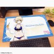 画像2:  【再販予約商品】  カーテン魂　[ガールズ＆パンツァー 最終章]描き下ろしラバーマット（ダージリン／リゾート水着） 【27年2月中旬再販】    (2)