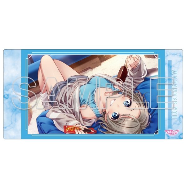 画像1:  【予約商品】  KADOKAWA  『ラブライブ！サンシャイン!! 』デスクマット Ver.いまキミに伝えたいこと　渡辺 曜 【27年2月5日発売】 (1)