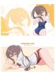 画像2:  【再販予約商品】  松本商事　佐々木とピーちゃん【描き下ろし】ラバーマット　お隣さん（水着） 【26年12月再販】 (2)
