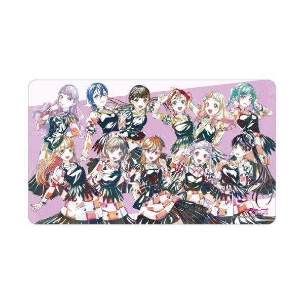 画像1:  【予約商品】  アルマビアンカ　ラブライブ！スーパースター!! 集合 Let's be ONE Ani-Art マルチデスクマット 【27年2月中旬発売】 (1)
