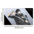 画像3:  【予約商品】  アズメーカー　テレビアニメ『春夏秋冬代行者 春の舞』 キャラクターラバーマット 狼星＆凍蝶 【26年12月中旬発売】 (3)