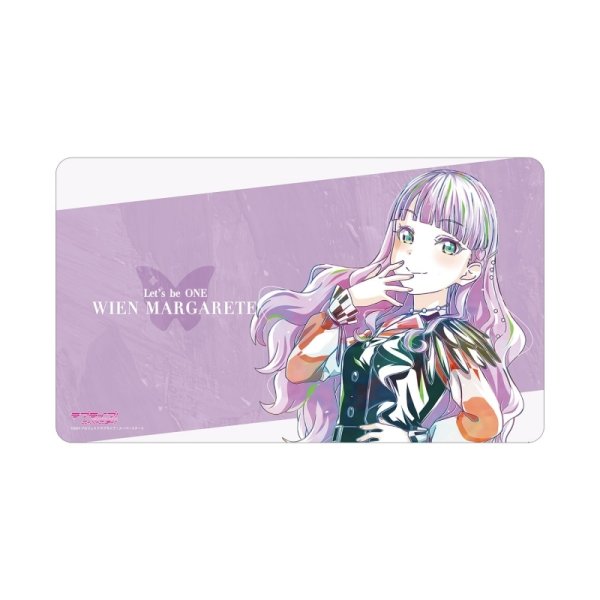 画像1:  【予約商品】  アルマビアンカ　ラブライブ！スーパースター!! ウィーン・マルガレーテ Let's be ONE Ani-Art マルチデスクマット 【27年2月中旬発売】 (1)