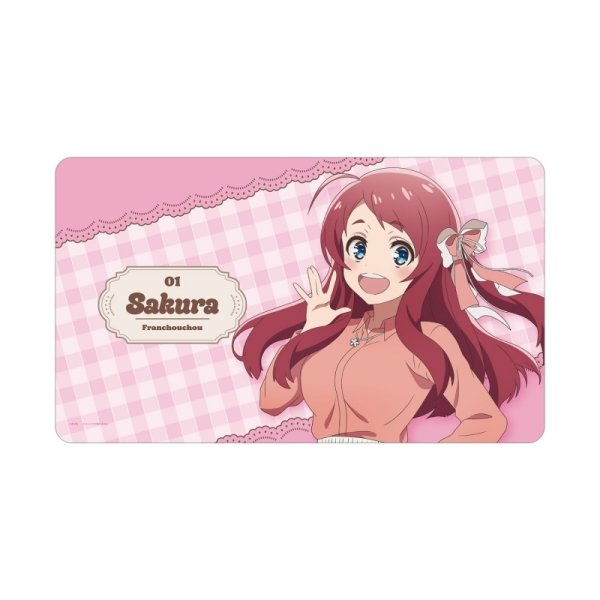 画像1:  【予約商品】  アルマビアンカ　劇場版『ゾンビランドサガ ゆめぎんがパラダイス』 源 さくら 私服ver. マルチデスクマット 【27年1月下旬発売】 (1)