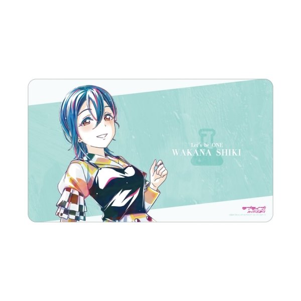 画像1:  【予約商品】  アルマビアンカ　ラブライブ！スーパースター!! 若菜四季 Let's be ONE Ani-Art マルチデスクマット 【27年2月中旬発売】 (1)